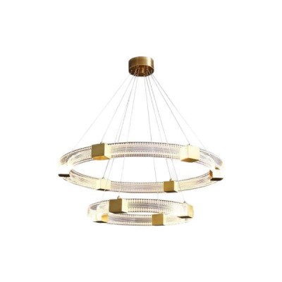 Lustre LED à anneau parallèle