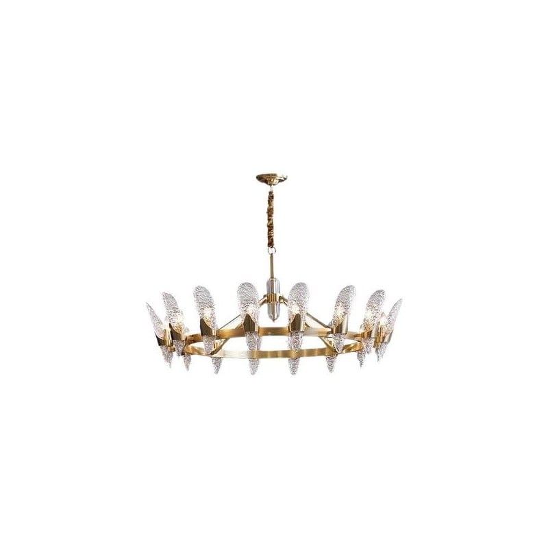 Modern Cystal Chandelier/Brass