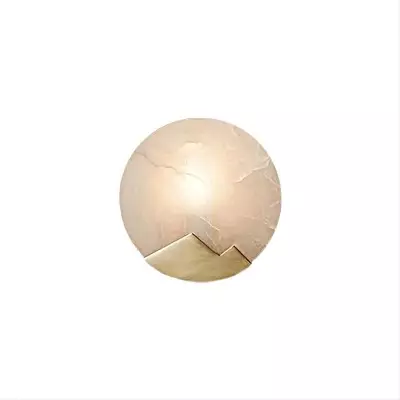 Wandlamp van puur koper en...