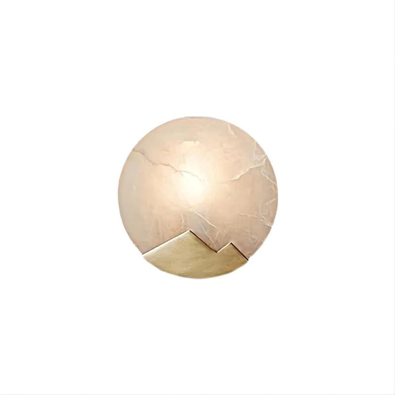 Pure Copper and Marble Wall Lamp