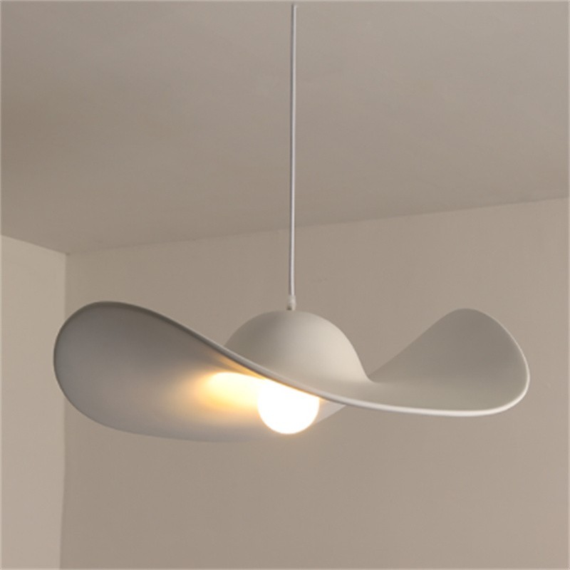 Lampada a sospensione con cappello di...