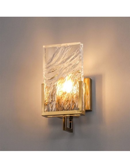 Ice crystal wall lamp Crystal Sconce