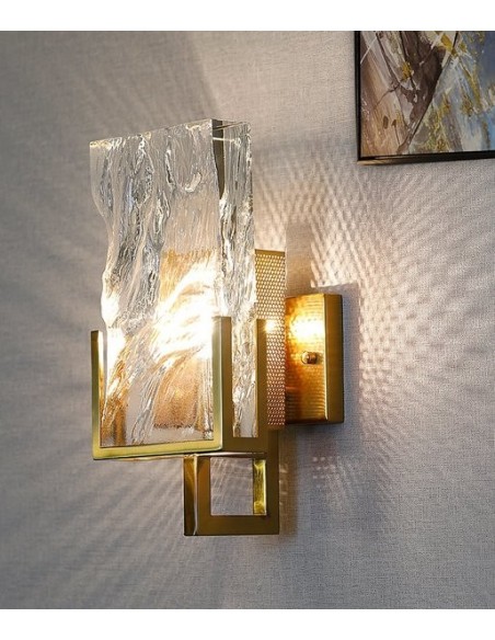 Applique cristal de glace Crystal Sconce