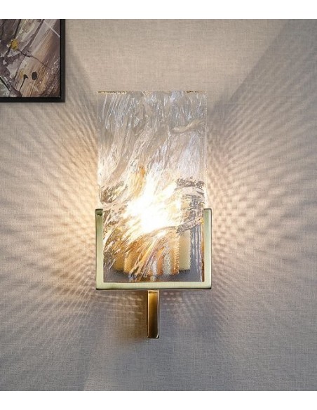 Ice crystal wall lamp Crystal Sconce