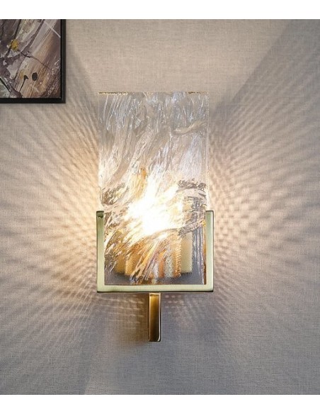 Applique cristal de glace Crystal Sconce