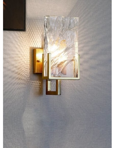 Ice crystal wall lamp Crystal Sconce