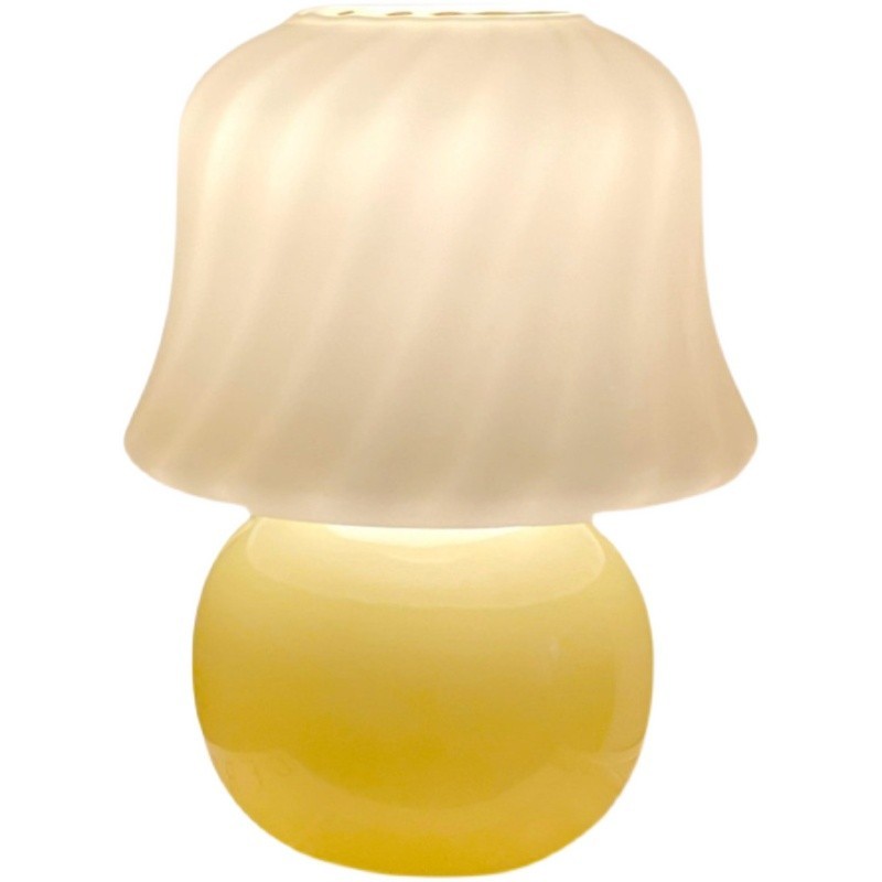 Cream Mushroom Table Lamp