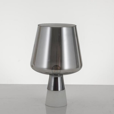 Lampe de table en verre Leimu