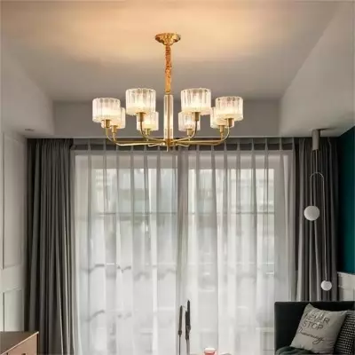 Kroonluchter van messing 2