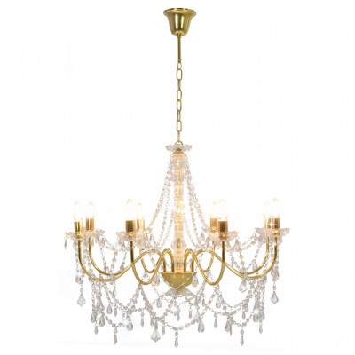 Vintage Beaded Chandelier
