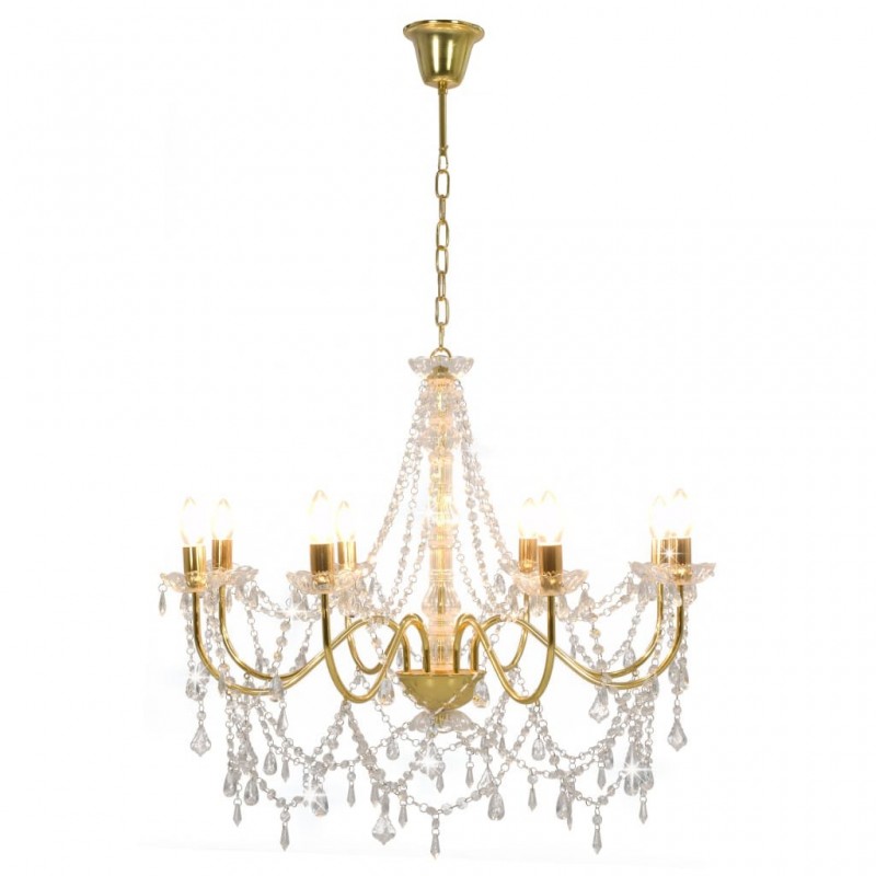 Vintage Beaded Chandelier