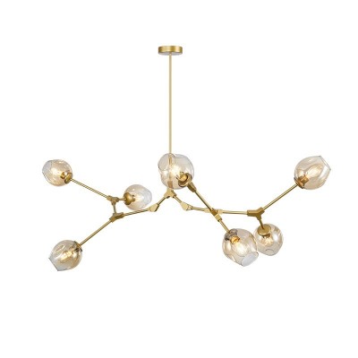 Branching bubble chandelier