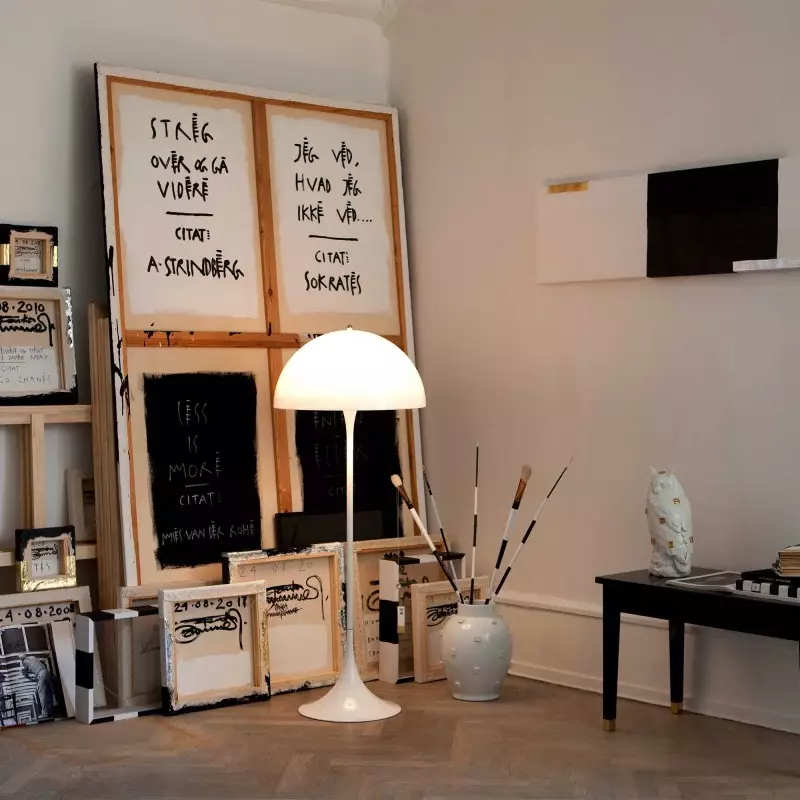 Modern Panthella Mushroom Floor Lamp...