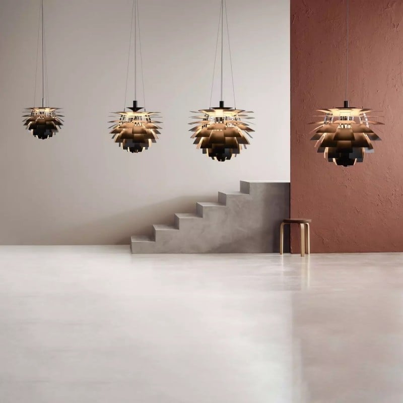 Modern Artichoke Metal Pendant Light