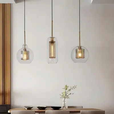 Suspension en verre Chiswick 2