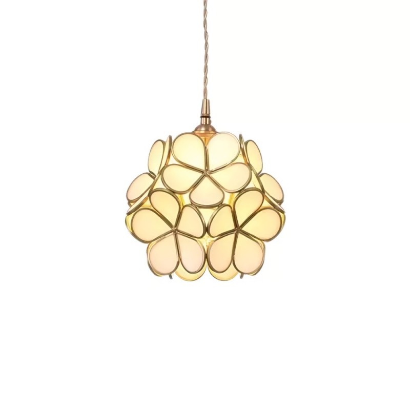 Glass Petal Pendant Light