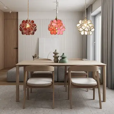 Lampes suspendues à pétales... 2