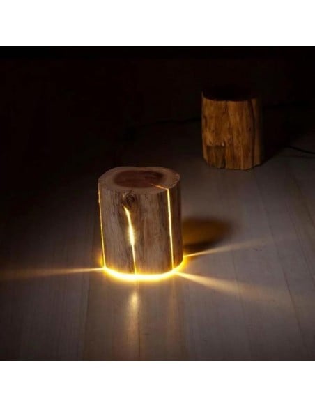 Cracked Stump Lamp