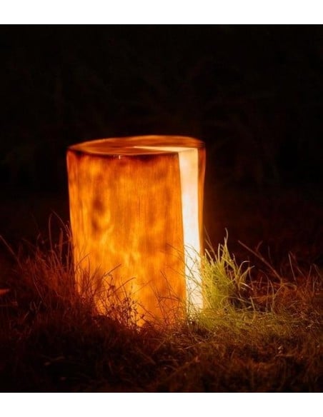 Cracked Stump Lamp