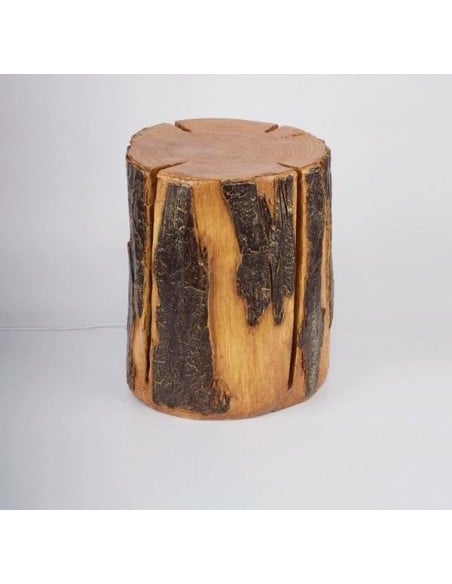 Cracked Stump Lamp