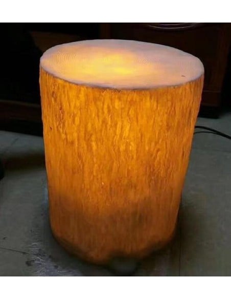 Cracked Stump Lamp