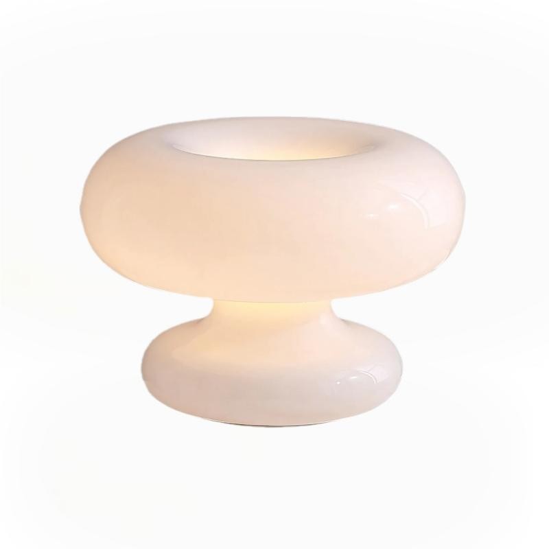 Lampe de table champignon blanche...