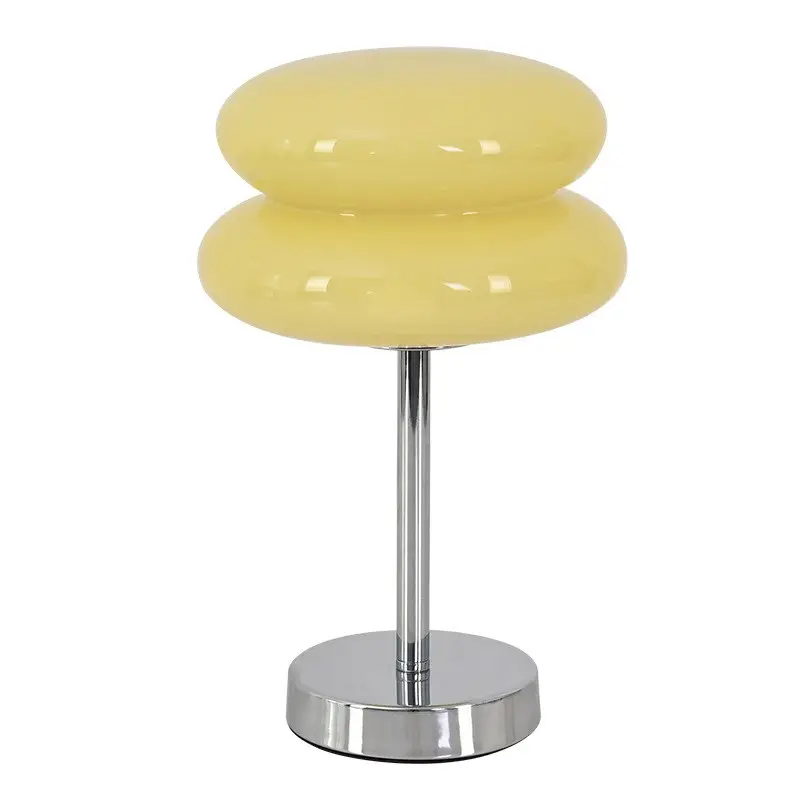 Lampe de table en vitrail avec...