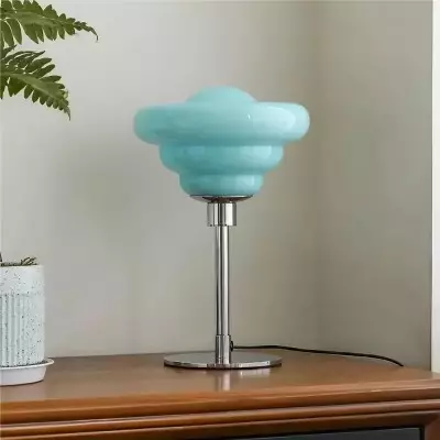 Lámpara de mesa de cristal... 2