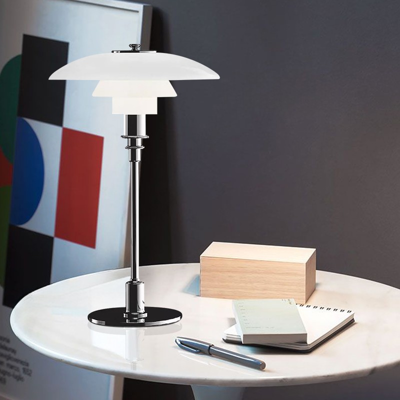 Danish Disc Multilayer Metal Table Lamp