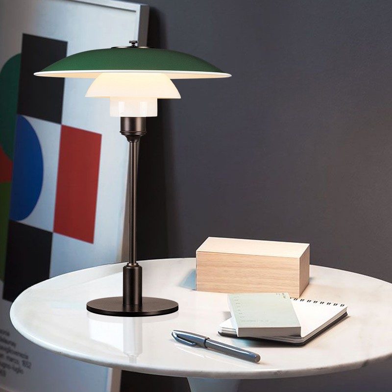 Danish Disc Multilayer Metal Table Lamp
