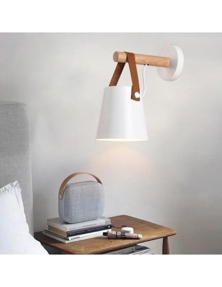 LED wooden wall light