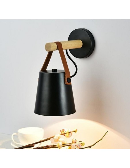 LED wooden wall light