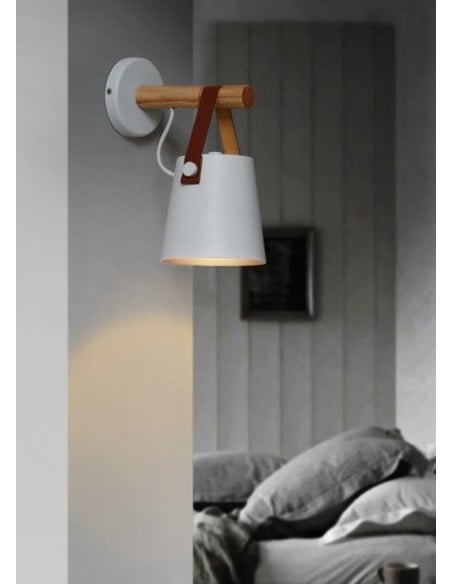 LED wooden wall light