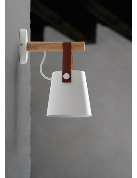 LED wooden wall light