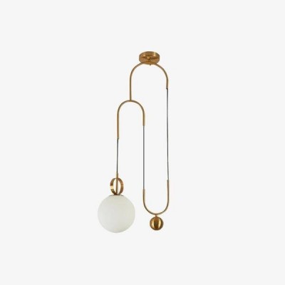 Suspension boule de verre