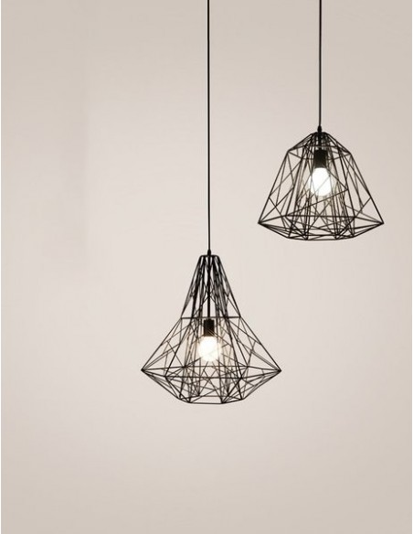 Cage Light Frame Pendentif