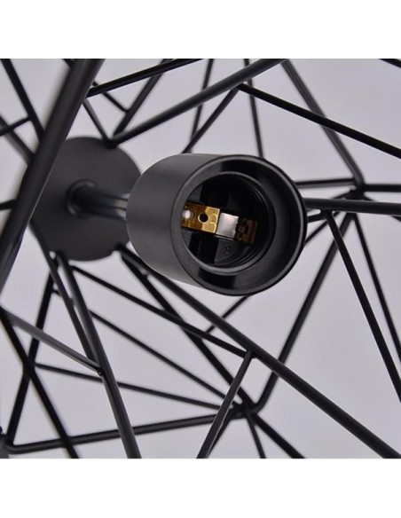 Cage Light Frame Pendentif