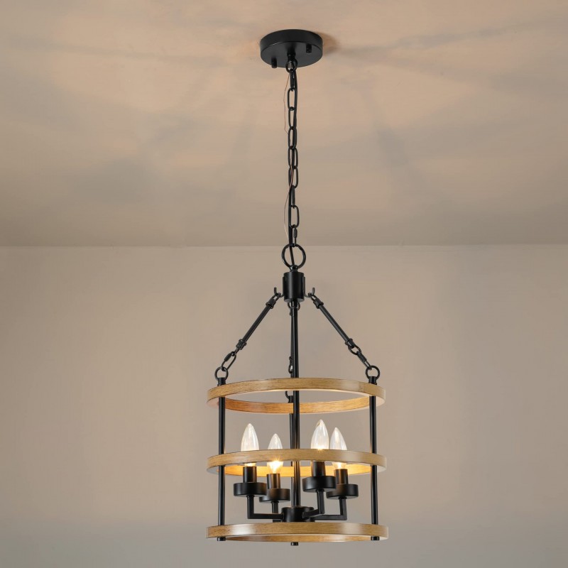 Lampada a sospensione in metallo con... Lampada a sospensione in metallo con...