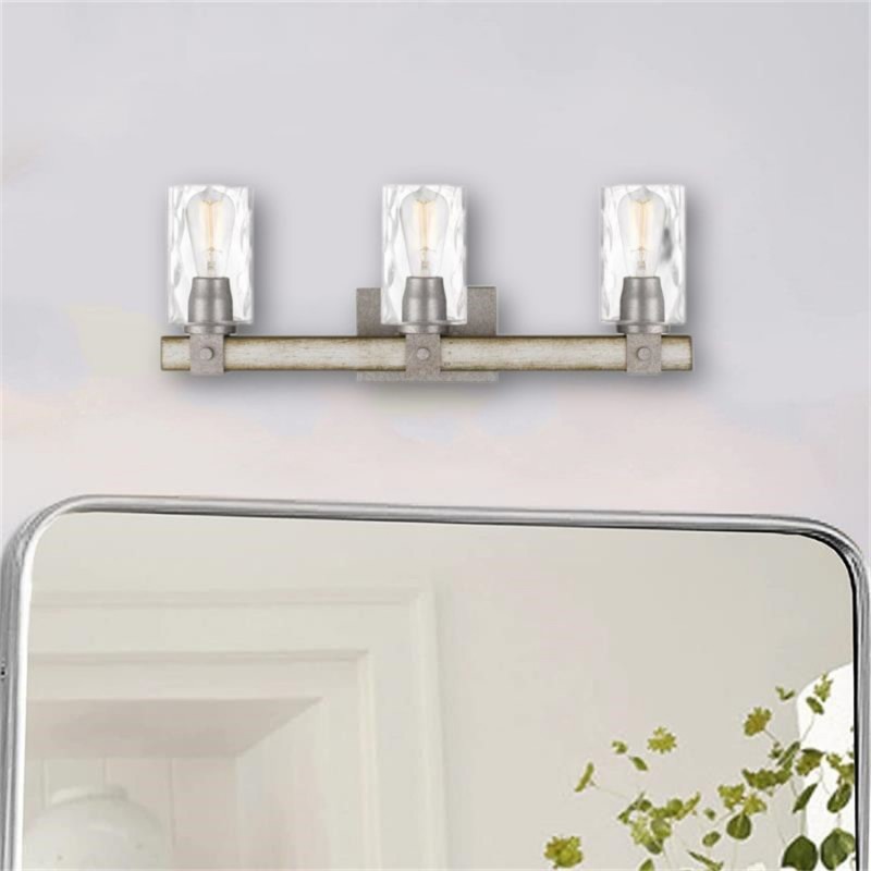 Lampe Murale Industrielle en Bois... Lampe Murale Industrielle en Bois...