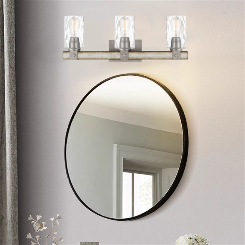 Lampe Murale Industrielle en Bois... Lampe Murale Industrielle en Bois...