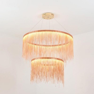 Lustre chaîne en aluminium 2