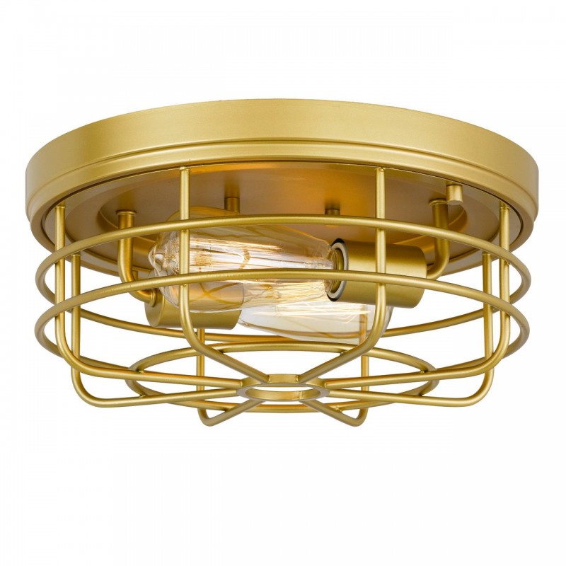 Luminaire de plafond rond en cage...