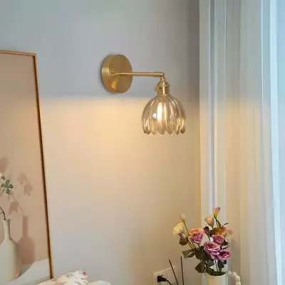 Antique Brass Tulip Glass... 2