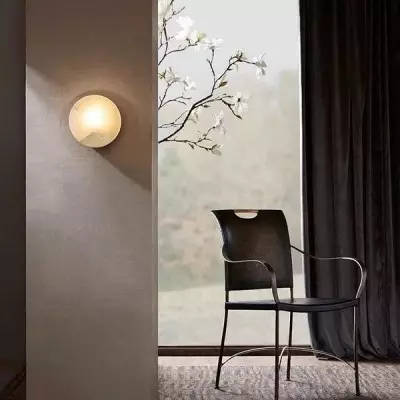 Wandlamp van puur koper en... 2