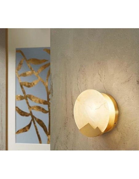 Pure copper and marble Wall Lamp