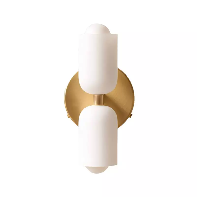 Glass Up Down Wall Sconce