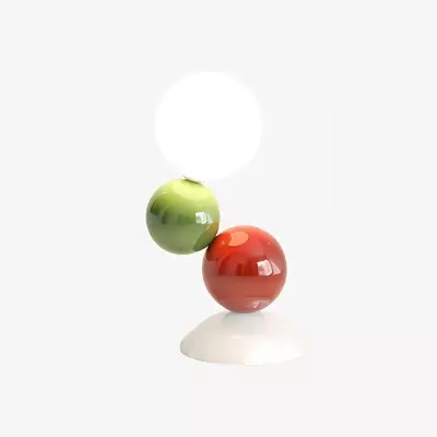 Lámpara de mesa con bola de...