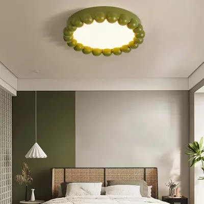 Cream Art Deco Round Led... 2