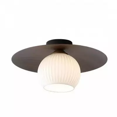 Plafonnier à Dôme en Verre...