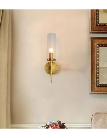 Clear Glass Shade Wall Sconces